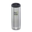 Klean Kanteen Insulated TKWide with Café Cap - Brushed Stainless 16 oz (473ml) on Sale