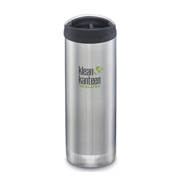 Klean Kanteen Insulated TKWide with Café Cap - Brushed Stainless 16 oz (473ml) on Sale