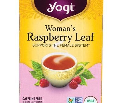 Yogi Tea - Womans Raspberry Leaf Tea (16 Teabags) Supply