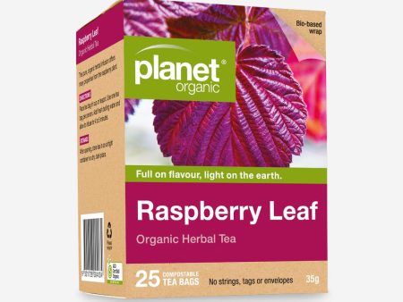 Planet Organic - Herbal Tea Bags - Raspberry Leaf (25 Teabags) Online now