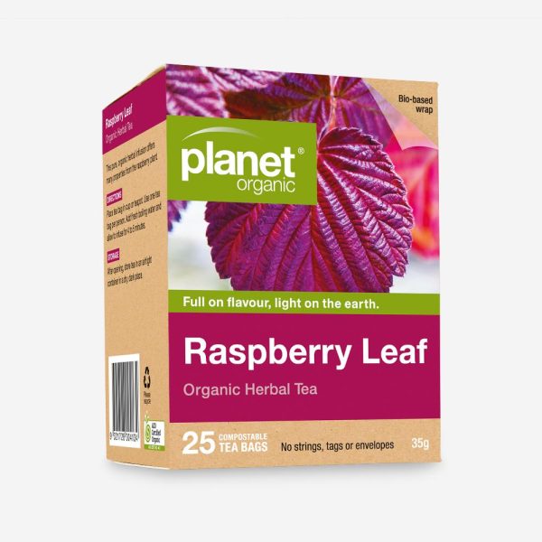 Planet Organic - Herbal Tea Bags - Raspberry Leaf (25 Teabags) Online now