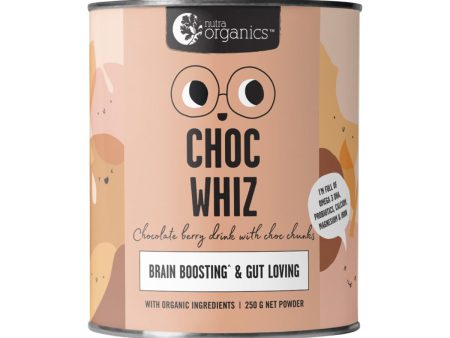 Nutra Organics - Choc Whiz - Brain Boosting and Gut Loving (250g) Fashion