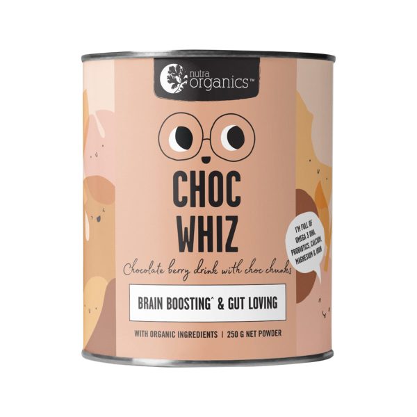 Nutra Organics - Choc Whiz - Brain Boosting and Gut Loving (250g) Fashion