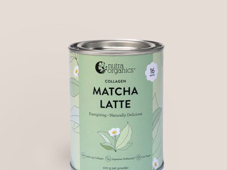 Nutra Organics - Collagen Matcha Latte - 100g Online now