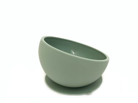 Little Mashies - Silicone Sucky Bowl - Dusty Olive For Sale