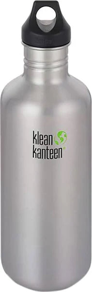 Klean Kanteen Stainless Steel Water Bottle - Brushed Stainless 40oz 1182ml For Discount