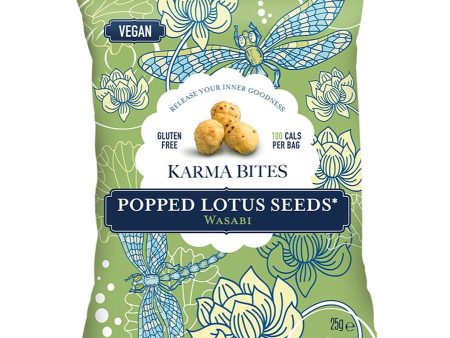 Karma Bites - Popped Lotus Seeds - Wasabi (25g) Cheap