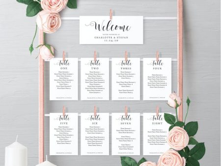 Wedding Seating Plan Cards Cheap