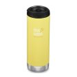 Klean Kanteen Insulated TKWide with Café Cap - Buttercup 16 oz (473ml) Online now