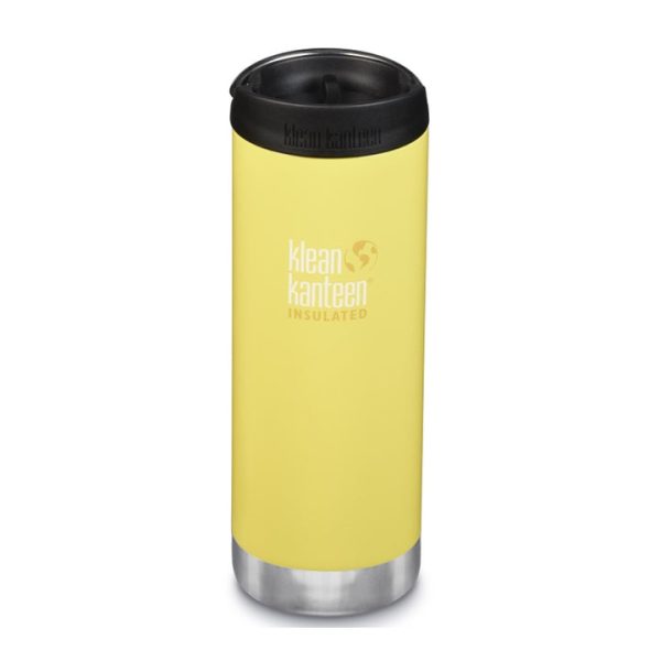 Klean Kanteen Insulated TKWide with Café Cap - Buttercup 16 oz (473ml) Online now