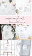 Wedding Bundle 20+ Templates - Modern Minimalist Wedding For Cheap