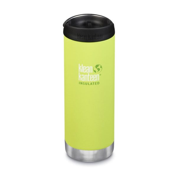 Klean Kanteen Insulated TKWide with Café Cap - Juicy Pear 16 oz (473ml) For Cheap