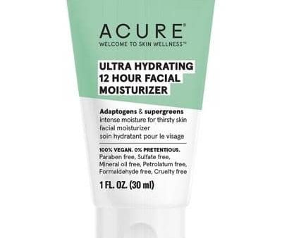 ACURE - Ultra Hydrating 12 Hour Facial Moisturiser (30ml) Online Hot Sale