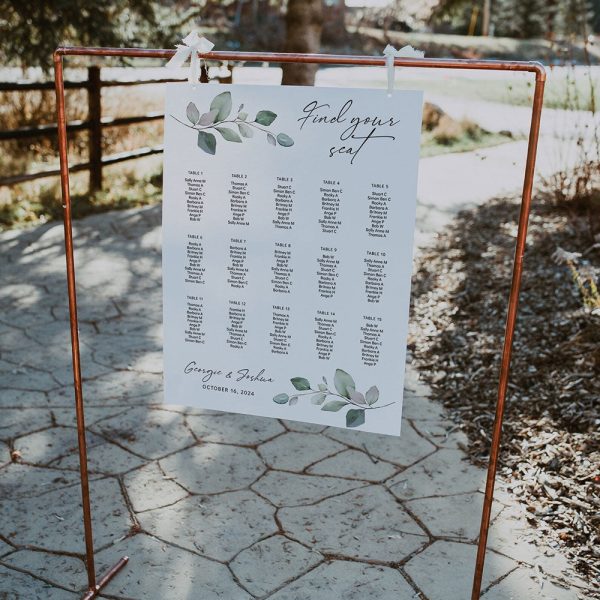 Wedding Table Seating Plan Template Online Sale