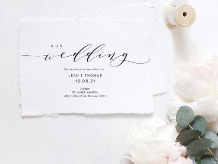 Beautiful, Elegant Wedding Invitation Set Templates Online Hot Sale