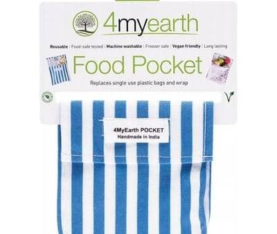 4myearth - Food Pocket - Denim Stripe Online Sale