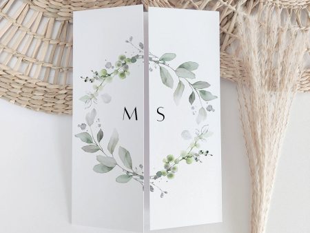 Greenery Gatefold Wedding Invitations Online