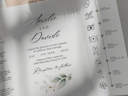 Test Gatefold Wedding Invitations Supply