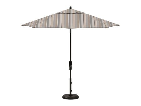 9 Ft. Octagon Auto Tilt Umbrella with Base Cheap