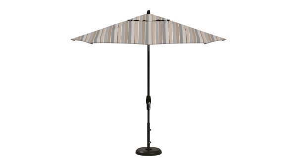 9 Ft. Octagon Auto Tilt Umbrella with Base Cheap