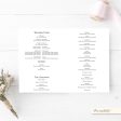 Printable Order of Service Booklet with a Double Border on Sale