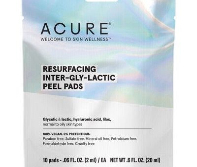 Acure - Resurfacing Inter-Gly-Lactic Peel Pads - 10 pack Online