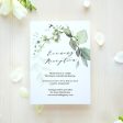 Greenery Wedding Invitation Template Bundle Set Cheap