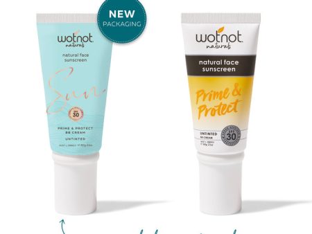 WOTNOT - Natural Face Sunscreen & Untinted BB Cream (60g) Supply