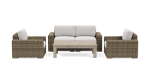 Ludlow Loveseat Set with Fixed Chairs Fashion