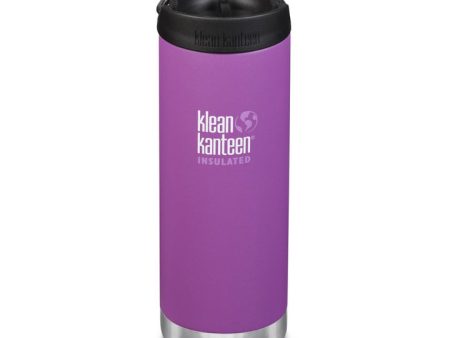 Klean Kanteen Insulated TKWide with Café Cap - Berry Bright 16 oz (473ml) Online Sale