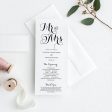 Byron Printable Wedding Order of Service Template Cheap