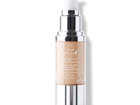 100% Pure - Fruit Pigmented® Healthy Foundation (30 ml) - Toffee Online