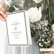 Printable Order of Service Booklet with a Double Border on Sale