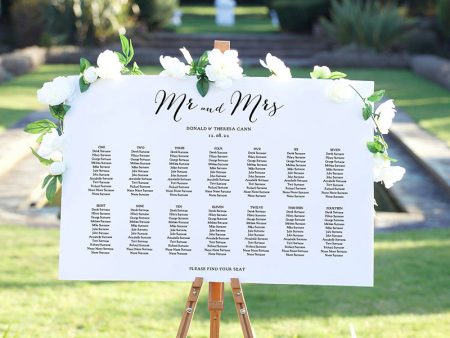 Table Seating Plan Template Sweet Bomb on Sale