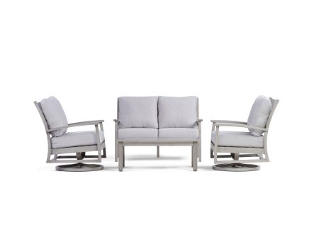 Eden Loveseat Set with Swivel Rocking Chairs For Cheap