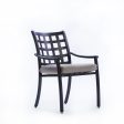 Lily Outdoor Dining Arm Chair Discount