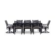 Lily 9 Piece Rectangular Outdoor Dining Set For Cheap