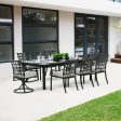 Lily 9 Piece Rectangular Outdoor Dining Set For Cheap