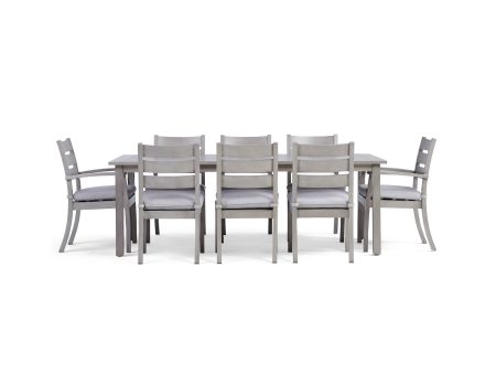 Eden 9 Piece Rectangular Dining Set Online Sale