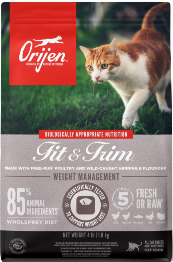 ORIJEN Grain Free Fit & Trim Dry Cat Food Online