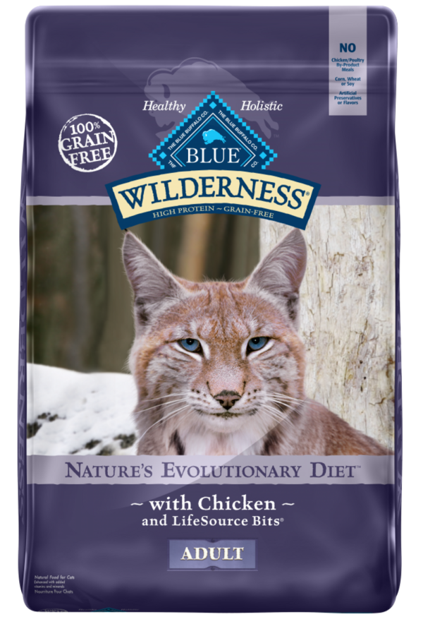 Blue Buffalo Wilderness High-Protein Grain-Free Adult Chicken Recipe Dry Cat Food Discount