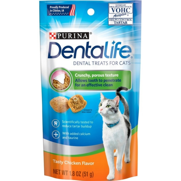 Purina Dentalife Adult Tasty Chicken Flavor Cat Dental Treats For Cheap