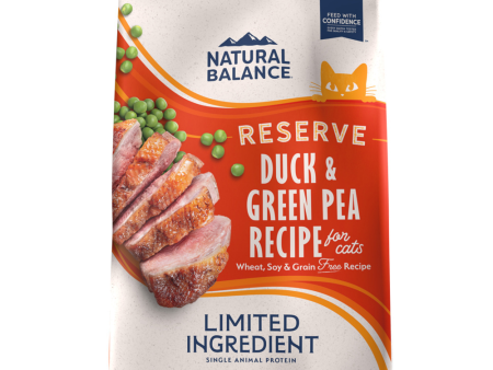 Natural Balance Limited Ingredient Reserve Grain Free Duck & Green Pea Recipe Dry Cat Food For Sale