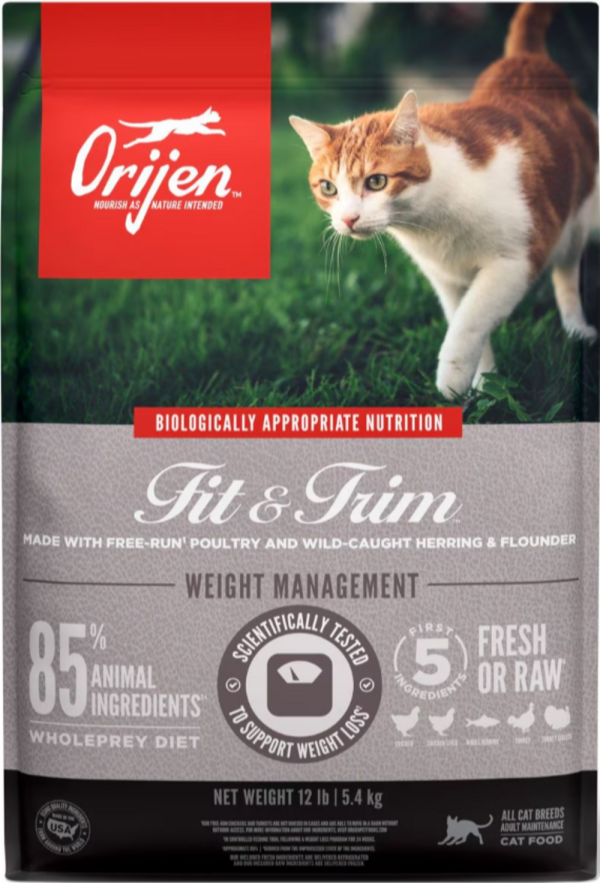 ORIJEN Grain Free Fit & Trim Dry Cat Food Online